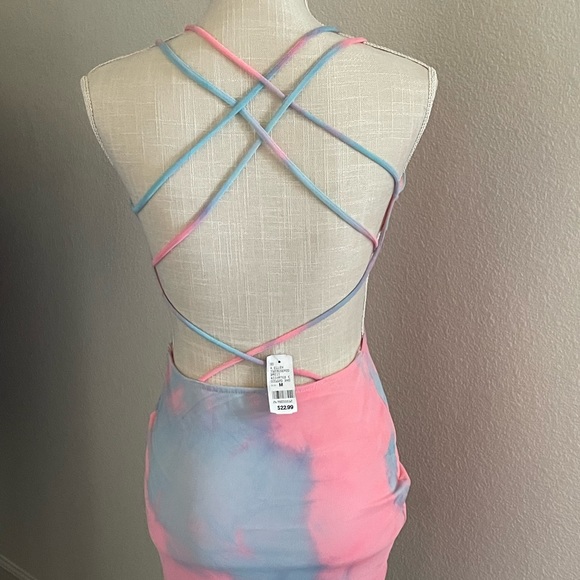 Tie Dye sexy dress - Picture 4 of 4